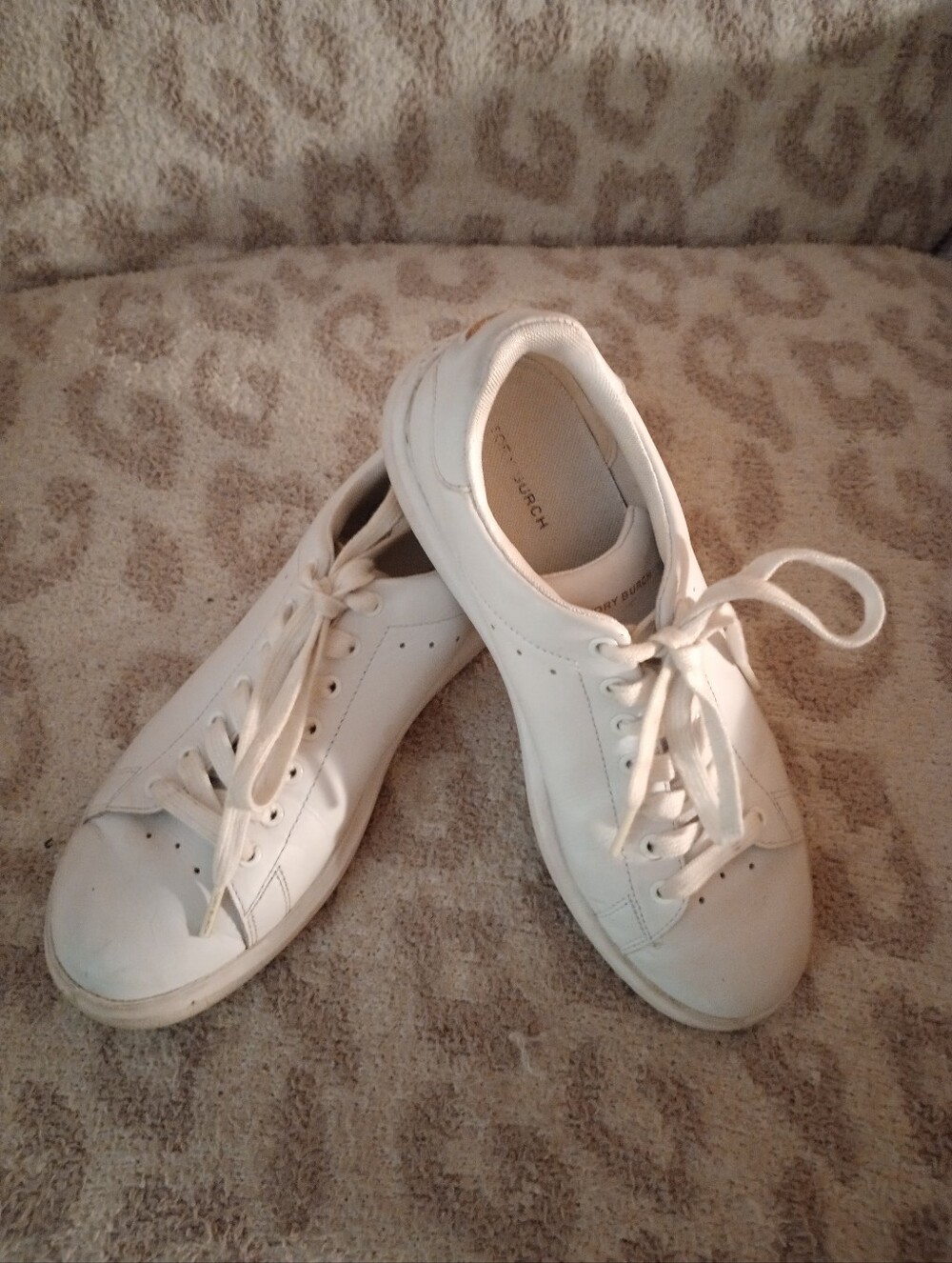 Women's Tory Burch Casual Leather Sneakers